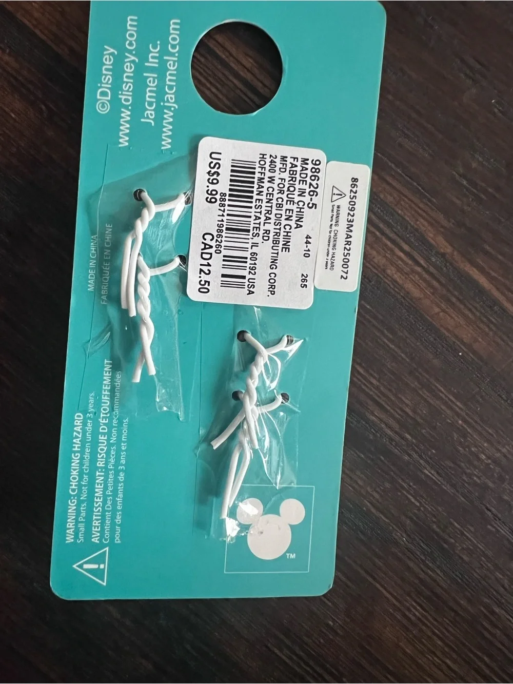 NWT Disney Stitch Kids Charm Set - stitch and hibiscus flower